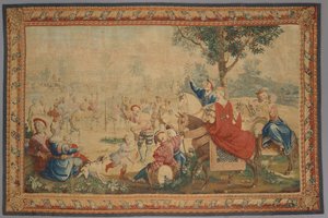 Miesiąc maj: Scena Festiwalu Majowego autorstwa Gobelins Manufactory