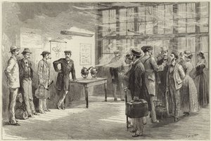 Cholera w Europie (rycina) autorstwa Godefroy Durand