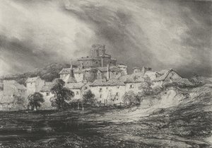 Zamek Pont-Gibaud, 1830.