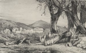 Wąwóz Royat, 1831. autorstwa Godefroy Engelmann