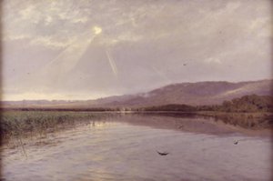Jezioro w dystrykcie Himmelbjerg, Jutlandia autorstwa Godfred Christensen