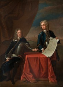 John Churchill i John Armstrong (olej na płótnie)