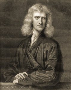 Portret sir Izaaka Newtona