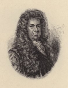 Samuel Pepys, angielski polityk i pamiętnikarz (akwaforta)