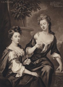 Sarah, księżna Marlborough i Lady Fitzhardinge (lito) autorstwa Godfrey (after) Kneller