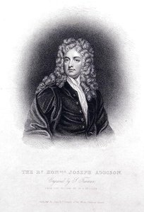 Rt Hon Joseph Addison (Grawerowanie) autorstwa Godfrey (after) Kneller