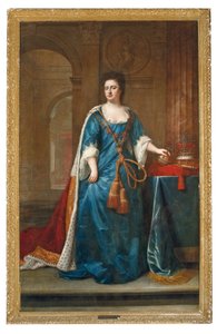 Portret królowej Anny (1665-1714) autorstwa Godfrey (studio of) Kneller