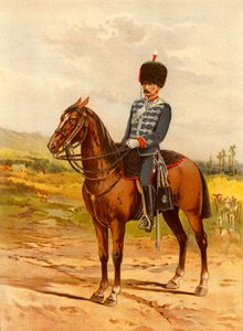 Honorowa Kompania Artylerii Kawaleria, 1890.