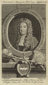 John Lord Somers, Lord Wysoki Kanclerz Anglii autorstwa Godfrey Kneller