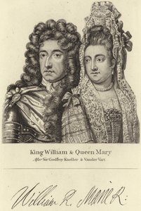 Król William i królowa Maria autorstwa Godfrey Kneller