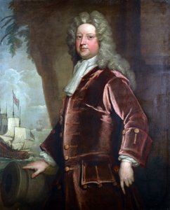 Portret admirała Sir Johna Norrisa autorstwa Godfrey Kneller