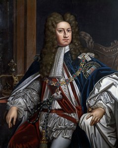 Portret Jerzego I, króla Wielkiej Brytanii (1660-1727) autorstwa Godfrey Kneller