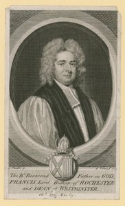 Właściwy Wielebny Ojciec w Bogu, Francis Lord Biskup Rochester i Dziekan Westminster autorstwa Godfrey Kneller