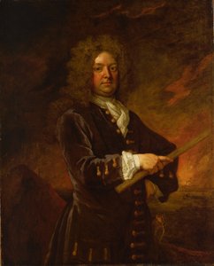 Wiceadmirał Sir John Leake (1656-1720), koniec XVII - początek XVIII wieku (obraz olejny) autorstwa Godfrey Kneller