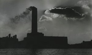 Elektrownia nad Tamizą, Londyn, lata 50. XX wieku autorstwa Godfrey Macdominic