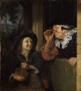 Gracz w Rommelpot autorstwa Godfried Schalcken