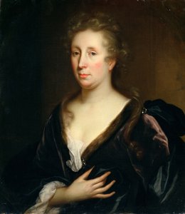 Portret artystki Rachel Ruysch autorstwa Godfried Schalcken