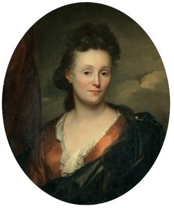 Portret żony artysty, Francoise van Diemen autorstwa Godfried Schalcken
