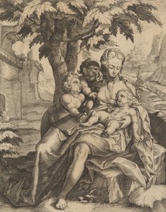 Jałmużna. autorstwa Goltzius School