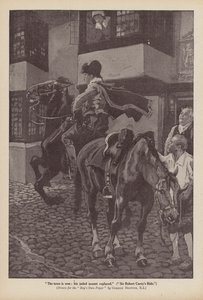 Przejażdżka Sir Roberta Careya (litografia) autorstwa Gordon Frederick (after) Browne