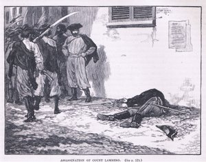 Zabójstwo hrabiego Lamberga AD 1849 autorstwa Gordon Frederick Browne