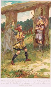 Hadur wziął jemiołę od Loui, ilustracja z 