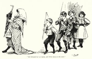 Ilustracja do Historii Poszukiwaczy Skarbów autorstwa E Nesbita (lito) autorstwa Gordon Frederick Browne