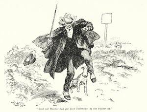 Ilustracja do Historii Poszukiwaczy Skarbów autorstwa E Nesbita (lito) autorstwa Gordon Frederick Browne