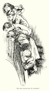 Ilustracja do Historii Poszukiwaczy Skarbów autorstwa E Nesbita (lito) autorstwa Gordon Frederick Browne