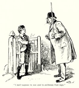 Ilustracja do Historii Poszukiwaczy Skarbów autorstwa E Nesbita (lito) autorstwa Gordon Frederick Browne