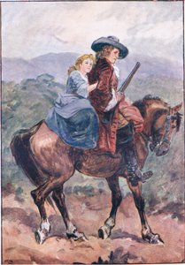 „Teraz mogę płakać tyle, ile chcę”, z publikacji Lorna Doone, W & R Chambers Ltd, 1921 autorstwa Gordon Frederick Browne