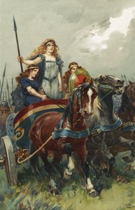 Królowa Boadicea autorstwa Gordon Frederick Browne