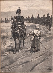 Książę Brunszwiku i jego husaria (Czarni Brunszwiki) AD 1810 autorstwa Gordon Frederick Browne