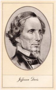 Jefferson Davis, amerykański żołnierz i polityk, początek XX wieku autorstwa Gordon Ross