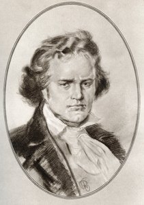 Ludwig van Beethoven, z Żywych biografii wielkich kompozytorów autorstwa Gordon Ross