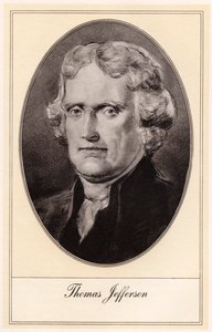 Thomas Jefferson, trzeci prezydent Stanów Zjednoczonych, początek XX wieku autorstwa Gordon Ross