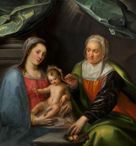 Dziewica z Dzieciątkiem i św. Anna