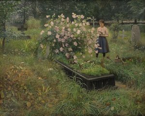 Scena Cmentarna autorstwa Gottfrid Kallstenius