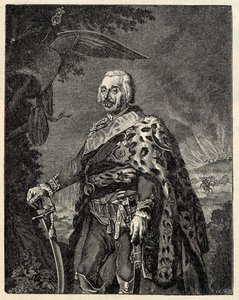 Generał Hans Joachim von Zieten 1699-1786. autorstwa Gottfried Daniel Berger