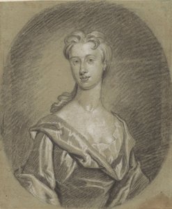 Portret kobiety, biust, w owalu autorstwa Gottfried Kneller