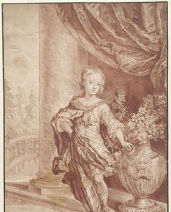 Portret nieznanego młodzieńca w wyimaginowanym kostiumie rzymskim autorstwa Gottfried Kneller