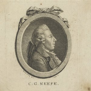 Portret kompozytora Christiana Gottloba Neefe 1748-1798 , c. 1780. autorstwa Gottlob August Liebe