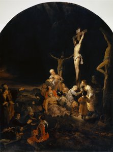 Kalwaria, 1649 (olej na drewnie dębowym) autorstwa Govaert Flinck