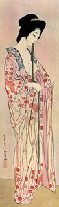 Japonka w nagajuban, 1920 1930.