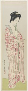 Kobieta w bieliźnie kimono, maj 1920 autorstwa Goyo Hashiguchi