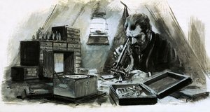 Alexander Humboldt był odkrywcą o znacznym bogactwie (gwasz na papierze) autorstwa Graham Coton