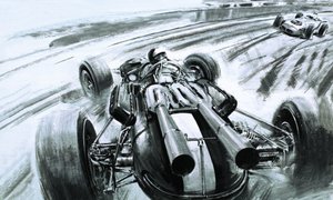 Żaden Brytyjczyk nie wygrał wyścigu Indianapolis 500 do czasu Jima Clarka w jego Fordzie Lotus. autorstwa Graham Coton