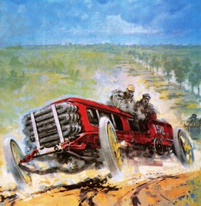 Wyścig samochodowy z Paryża do Madrytu w 1903 r.