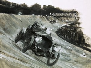 Niezidentyfikowany wyścig samochodowy autorstwa Graham Coton