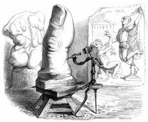 Ilustracja do powieści "Un Autre Monde" autorstwa Henriego Fourniera